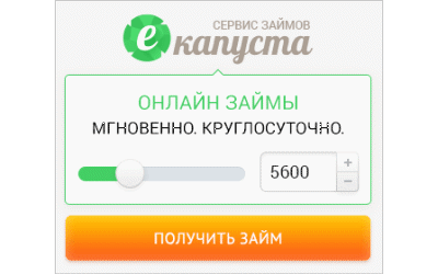 Получение микрозаймов в компании «еКапуста» 